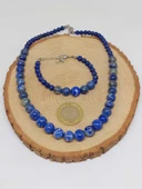 Galaksi Serisi Lapis Taşı Kolye & Bileklik Seti thumbnail 7