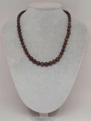 Galaksi Serisi Bronzit Taşı Tasarım Kolye thumbnail 2