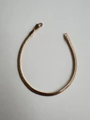 BALIK SIRTI BILEKLIK INCE MODEL 18 K ALTIN KAPLAMA - 2