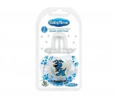 Babytime Damaklı Şeffaf Emzik BT144-2 Mavi - 1