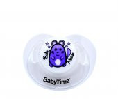 Babytime BT137-1 Damaklı 0-6 Ay Mat Emzik - Beyaz - 1