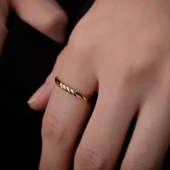 14 Ayar Altın Burgu Yüzük thumbnail 2