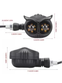 Baykuş Beyaz Parklı Led Sinyal Takım # - 2