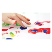 35x50 resim defteri + artdeco 6x70 ml parmak boyası seti ponpon fırçalı set (yıkanabilir) thumbnail 3