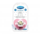 Babytime BT137 Silikon Damaklı 0-6 Ay Mat Emzik No:1 - Pembe - 2