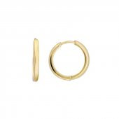14k Altın Minimal Halka Küpe 1,5-1,7cm - 1