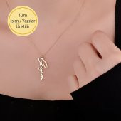 14 Ayar Altın İsim Kolye thumbnail 1