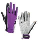 Liv Giant Mtb Mevsimlik Kros Tam Parmak Bisiklet Eldiveni M Beden Mor - 1