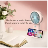 Şarjlı Taşınabilir El Tipi Mini Fan - 4