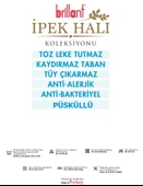 Brillant İpek Latex Kaymaz Taban Halı-ÖMÜR HJ11620.801-(90x300) - 2