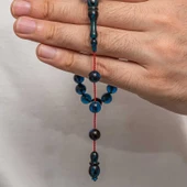 Yuvarlak Sıkma Kehribar Tesbih - 4