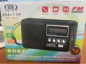 Everton Fm-Usb-Tf Şarjlı Dijital Göstergeli Radyo - 1