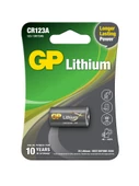 GP CR123A 3V Lityum Tekli Paket Pil Fotoğraf Makinesi Pili - 1