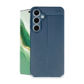 Samsung Galaxy S24 FE Kılıf Auto Focus Deri Desen Silikon Arka Kapak - 2