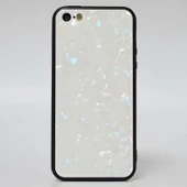 iPhone 5 Kılıf Mermer Desenli Marbel Cam Silikon Kılıf thumbnail 3