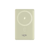 LinkTech WP15 Premium 5000 mAh 15W Kablosuz Şarj Powerbank - 2