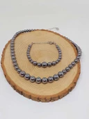 Galaksi Serisi Terahertz Taşı Kolye & Bileklik Seti thumbnail 7