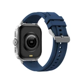 Logia Tech8 49mm Spor Akıllı Saat Alüminyum Kasa Silikon Kordon - 3