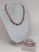 Galaksi Serisi Unakit Taşı Kolye & Bileklik Seti thumbnail 2