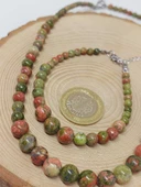 Galaksi Serisi Unakit Taşı Kolye & Bileklik Seti thumbnail 4