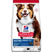 Hill's Mature Adult 7+ Köpek Adult Medium 14KG Kuzu Etli Pirinçli Orta Irk Ileri Yaşlı Köpek Maması Senior - 1