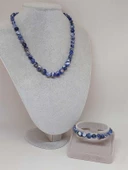 Galaksi Serisi Sodalit Taşı Kolye & Bileklik Seti thumbnail 2