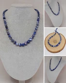 Galaksi Serisi Sodalit Taşı Tasarım Kolye thumbnail 1