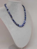 Galaksi Serisi Sodalit Taşı Tasarım Kolye thumbnail 4