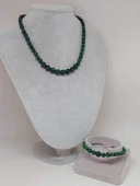 Galaksi Serisi Malakit Taşı Kolye & Bileklik Seti thumbnail 2