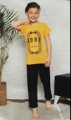 Kısa Kol Tişört  , Uzun Pantolon Erkek Çocuk Pijama M00672 - 8