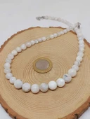 Galaksi Serisi Ay Taşı Tasarım Kolye thumbnail 3