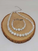 Galaksi Serisi Ay Taşı Kolye & Bileklik Seti thumbnail 7