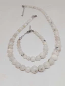 Galaksi Serisi Ay Taşı Kolye & Bileklik Seti thumbnail 5