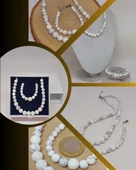 Galaksi Serisi Havlit Taşı Kolye & Bileklik Seti thumbnail 1