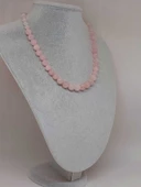 Galaksi Serisi Pembe Kuvars Taşı Tasarım Kolye thumbnail 4