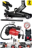 Stilmax Germany 2Ton Arabalı Timsah Kriko ve Metal Gövdeli 12V Çakmaklı Lastik Şişirme Pompa - 2