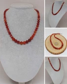 Galaksi Serisi Karnelyan Akik Taşı Tasarım Kolye thumbnail 1