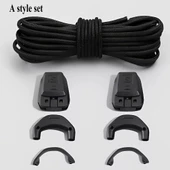 5281 SRTfootcare Salomon Model Akıllı Kilitli Outdoor Ayakkabı Bağcığı 120cm 1 Çift - 4