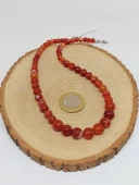 Galaksi Serisi Karnelyan Akik Taşı Tasarım Kolye thumbnail 3