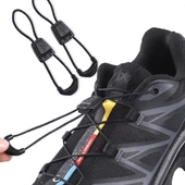 5281 SRTfootcare Salomon Model Akıllı Kilitli Outdoor Ayakkabı Bağcığı 120cm 1 Çift - 2