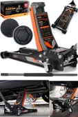 Stilmax Ağır Hizmet Tipi 3 Ton Kapasiteli Alçak Şase Hidrolik Kriko Max 47cm x2 Çift Piston - 1
