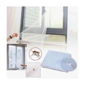 Pencere Sinekliği 100cmx150cm Çift Kanat Tül Pencere 5m Bant Sineklik - 3