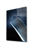 Geometrik Mimari Dekoratif ve Modern Cam Tablo, Ev Ve Ofis Duvar Dekoru - 1