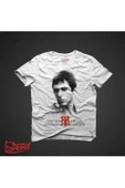 Scarface Tony Montana Beyaz Tişört Kısakollu Tshirt - 1