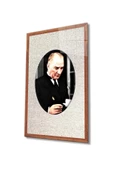 Atatürk Dekoratif ve Modern Cam Tablo 4 Mm Dayanıklı Temperli Cam - 1