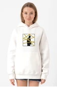 The Mentalist Crime Scene Tape Beyaz Kadın 3ip Kapşonlu Sweatshirt thumbnail 1