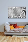 Ilizyon Dekoratif ve Modern Cam Tablo I 60x90 I Çok Renkli - 1
