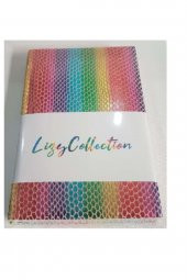 Liz Defter Rainbow Suni Deri 17x24 168 YP Çizgili - 1
