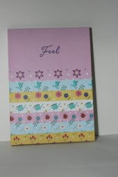 Liz Defter Özel Baskılı Kuşe Çizgili 14x20 - 1