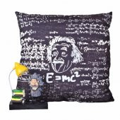 Einstein 2 Li Set Einstein Büyük Boy Yastık Einstein Lamba - 1